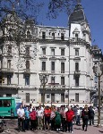 Nosso grupo em frente à sede do Governo Autônomo da Cidade de Buenos Aires - na Plaza de Mayo
