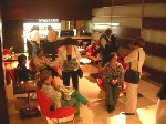 Grupo no saguão do Hotel Nogaró em Buenos Aires