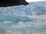Icebergs próximo ao Glacial San Rafael